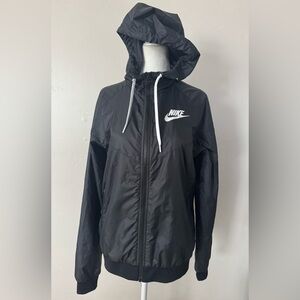 Nike Black Windbreaker Jacket Small